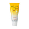 Front view of yellow Weleda Calendula Diaper Rash Cream tube with 2.5 fl oz 75 mL marking on white background