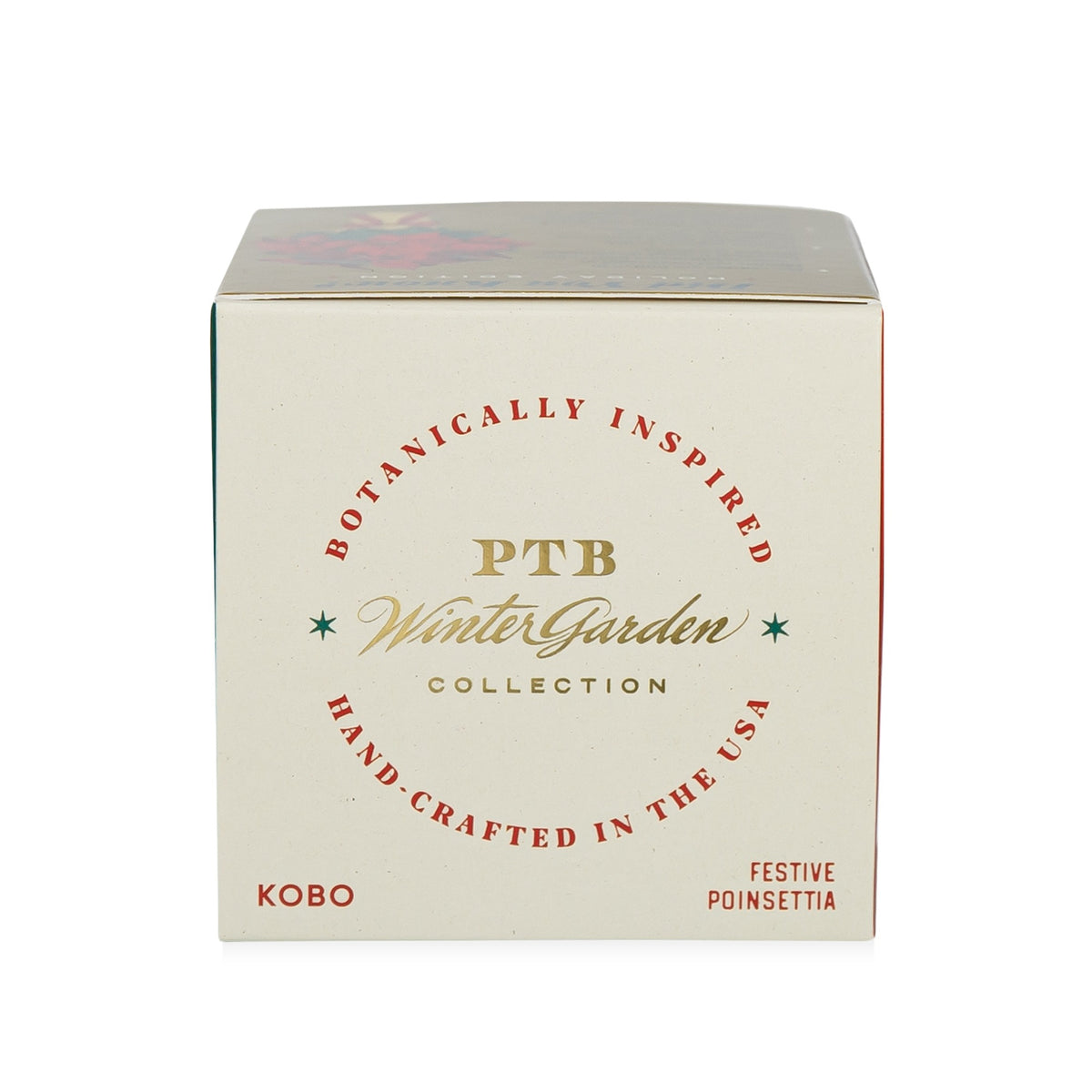 Alternate image of KOBO Plant the Box Winter Garden Festive Poinsettia Candle