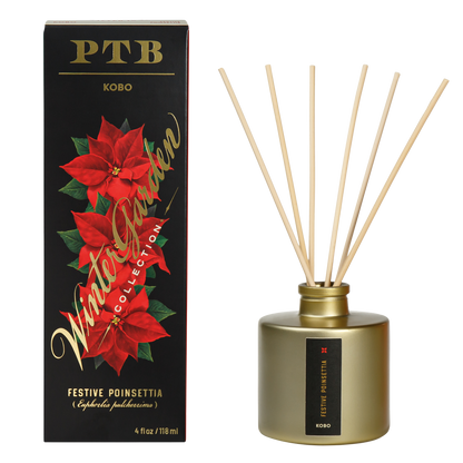 Primary image of KOBO Plant the Box Winter Garden Festive Poinsettia Diffuser