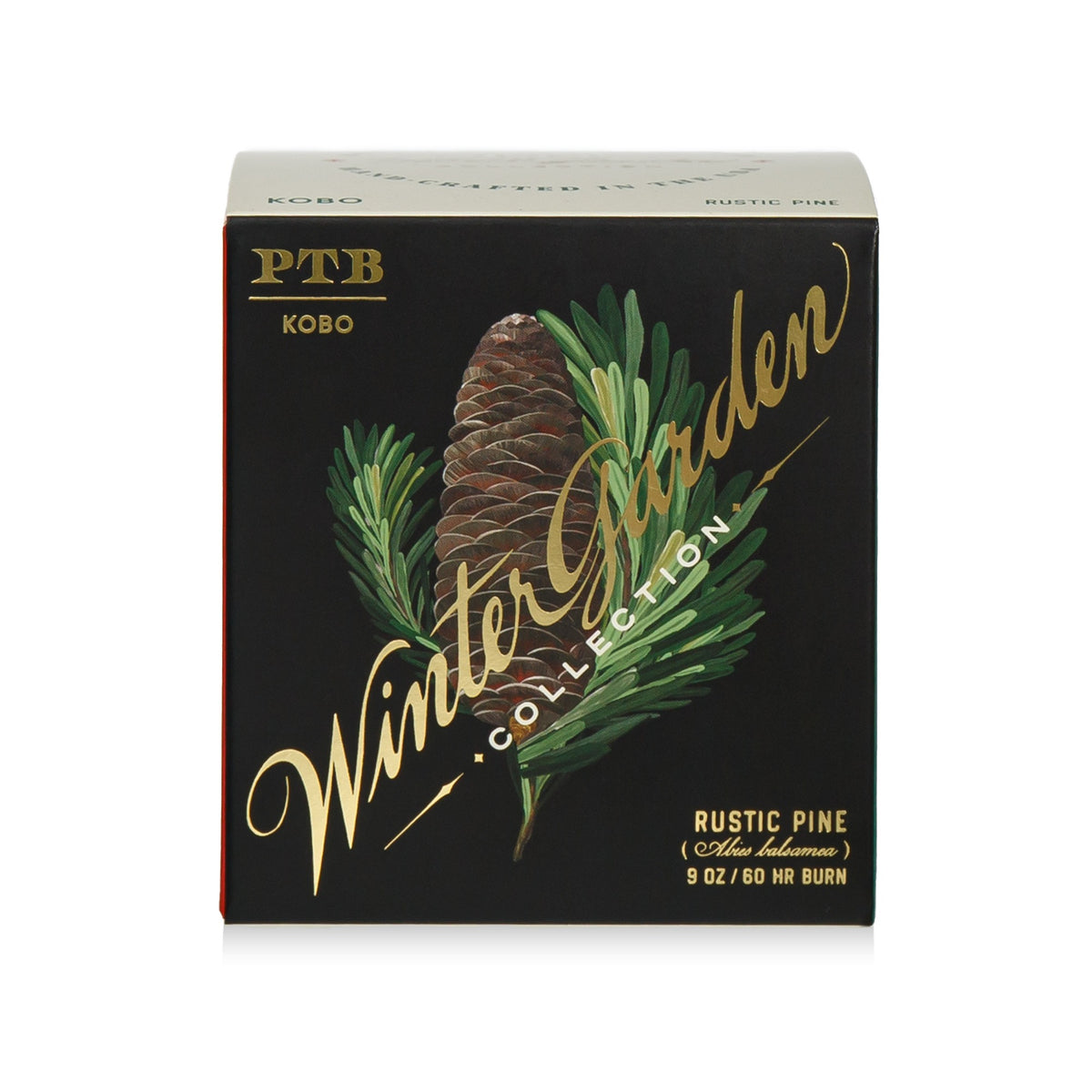 Alternate image of KOBO Plant the Box Winter Garden Rustic Pine Candle (9 oz)