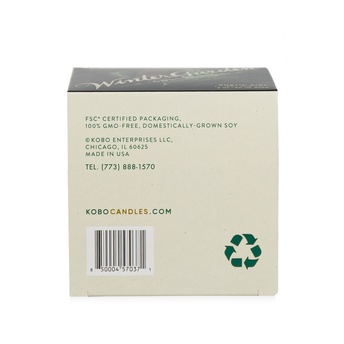 Alternate image of KOBO Plant the Box Winter Garden Rustic Pine Candle (9 oz)