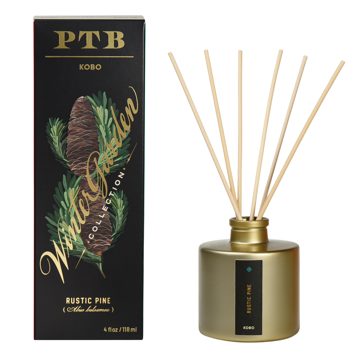 Primary image of KOBO Plant the Box Winter Garden Rustic Pine Diffuser
