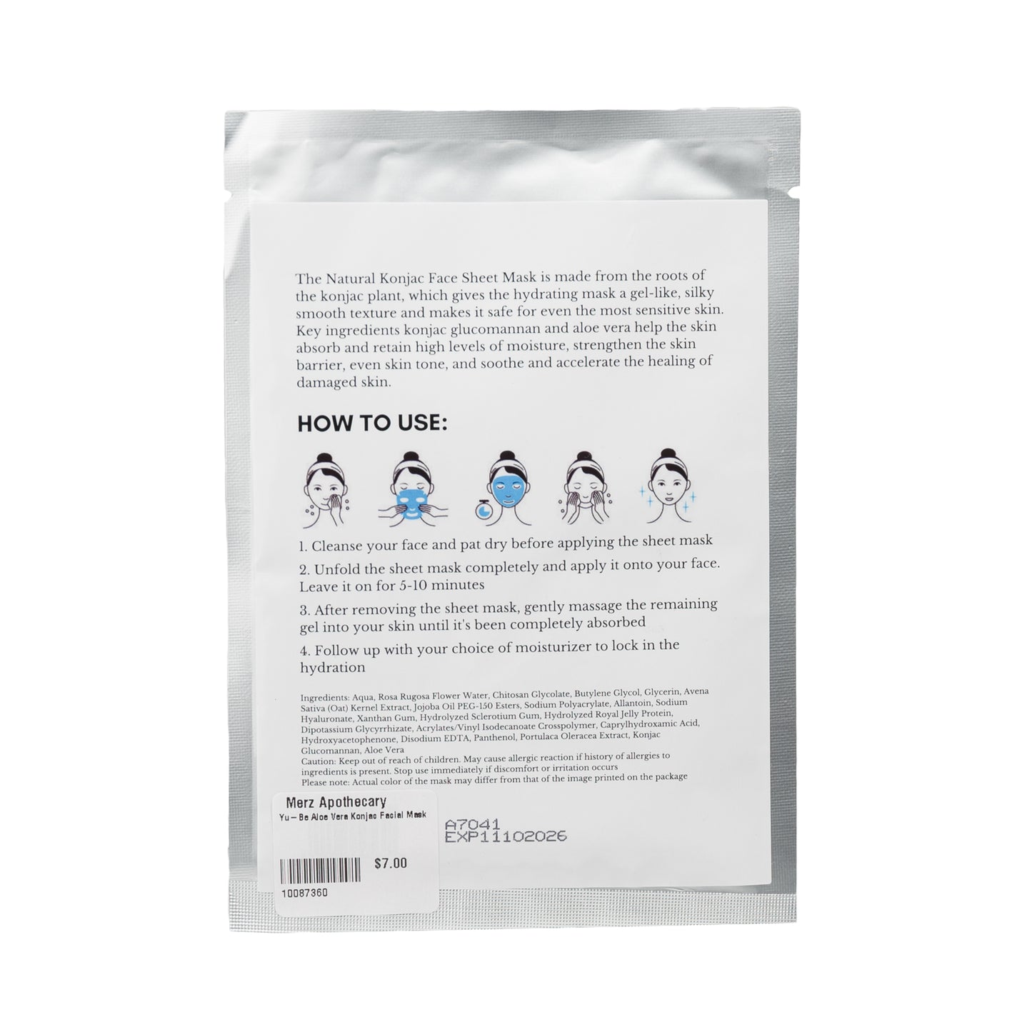 Alternate Image of Aloe Vera Konjac Facial Mask