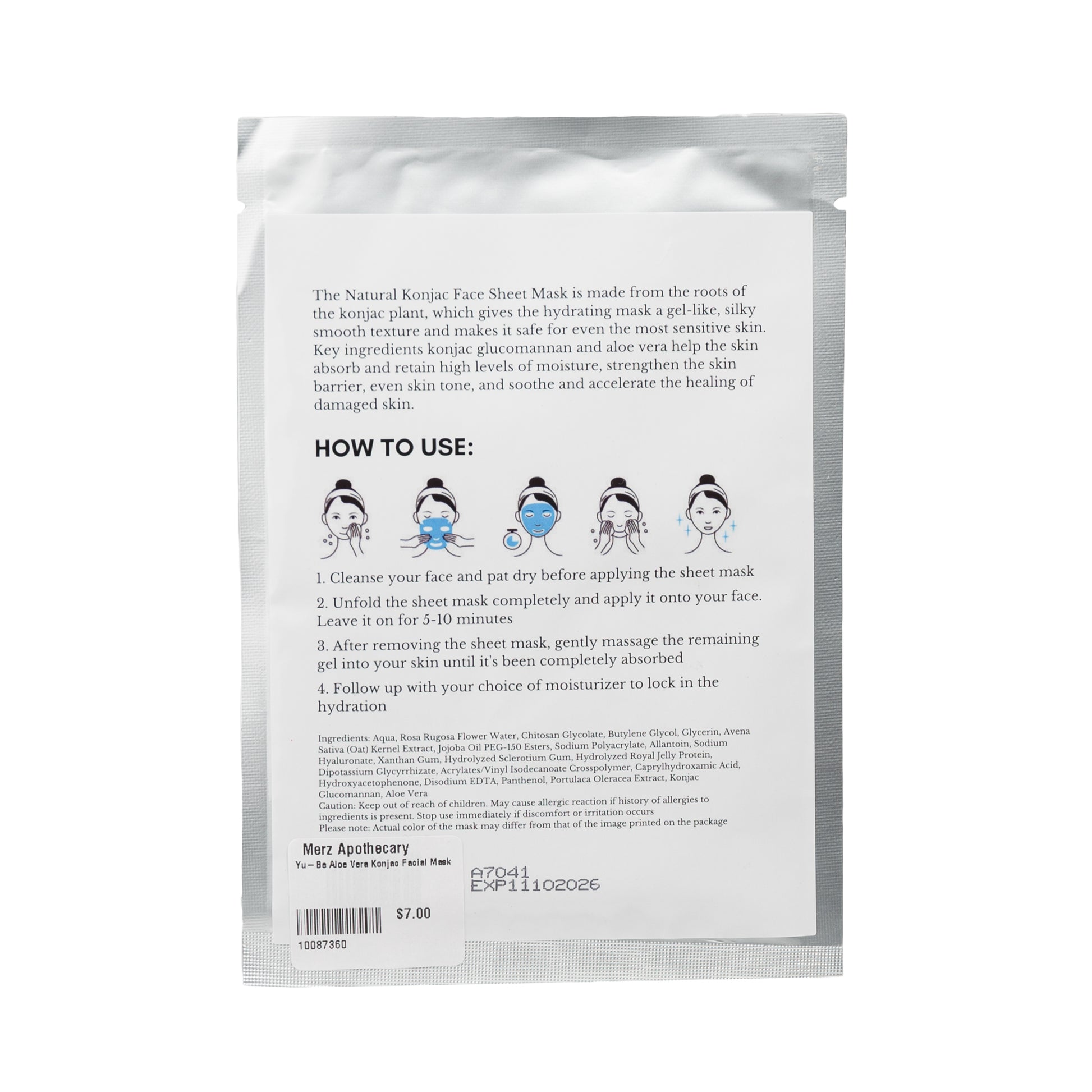 Alternate Image of Aloe Vera Konjac Facial Mask