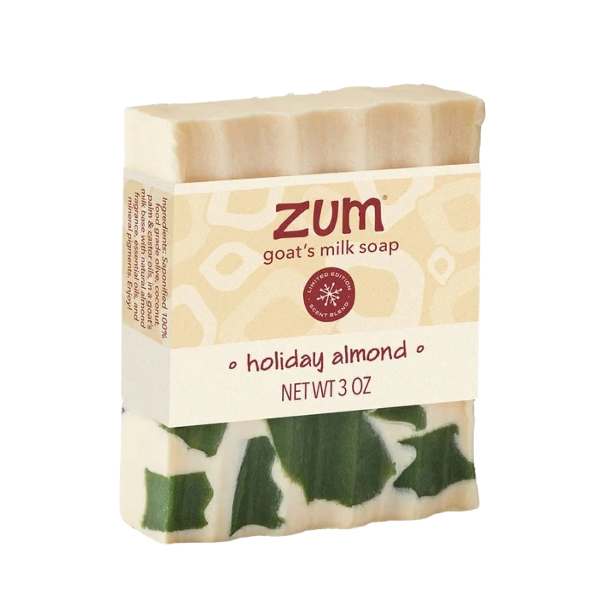 Primary image of Zum Holiday Almond Bar Soap