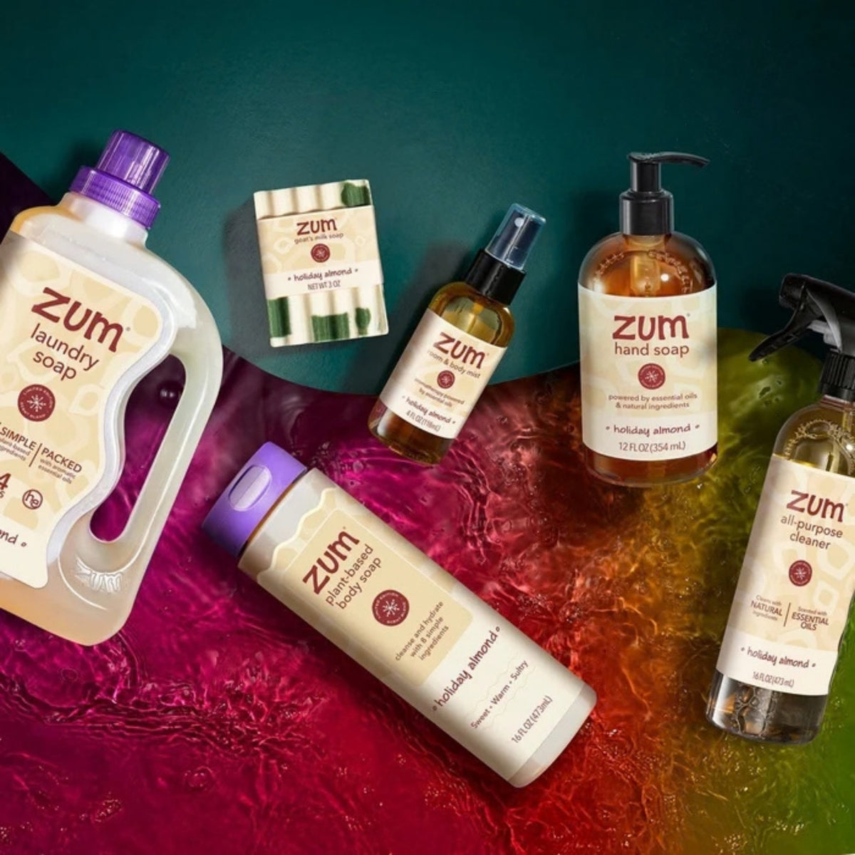 Alternate image of Zum Holiday Sweet Almond products 