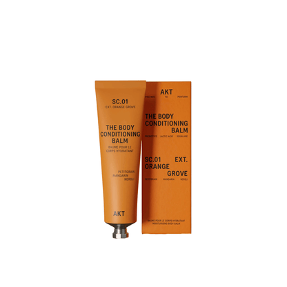 Primary Image of Sc.01 Orange Grove Body Conditioning Balm, orange metal lotion tube