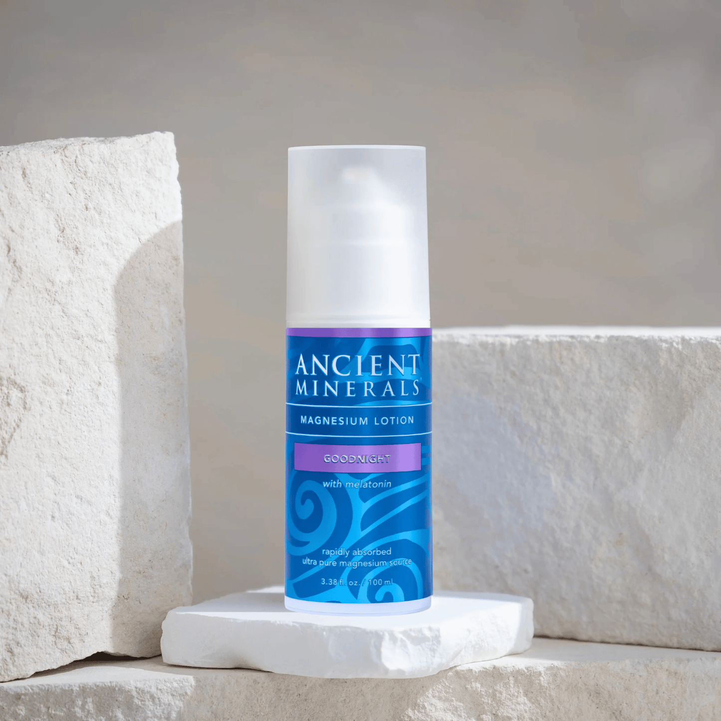 Alternate Image of Goodnight Magnesium Lotion with Melatonin, pump lotion bottle with blue label