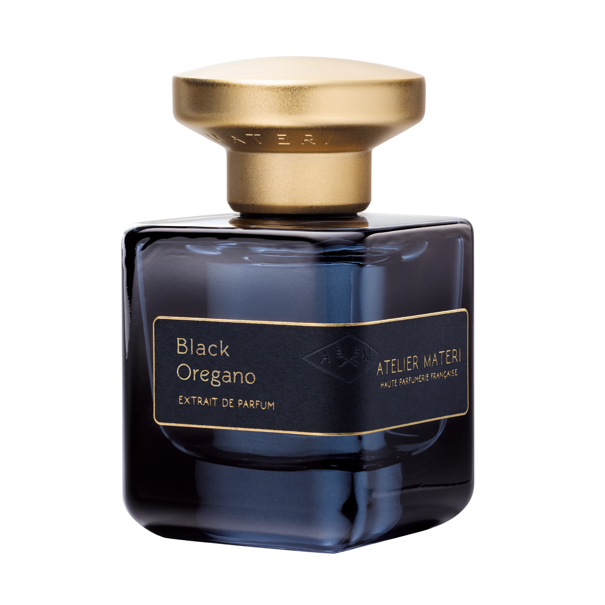 Alternate Image of Black Oregano Extrait de Parfum. dark perfume bottle with gold cap