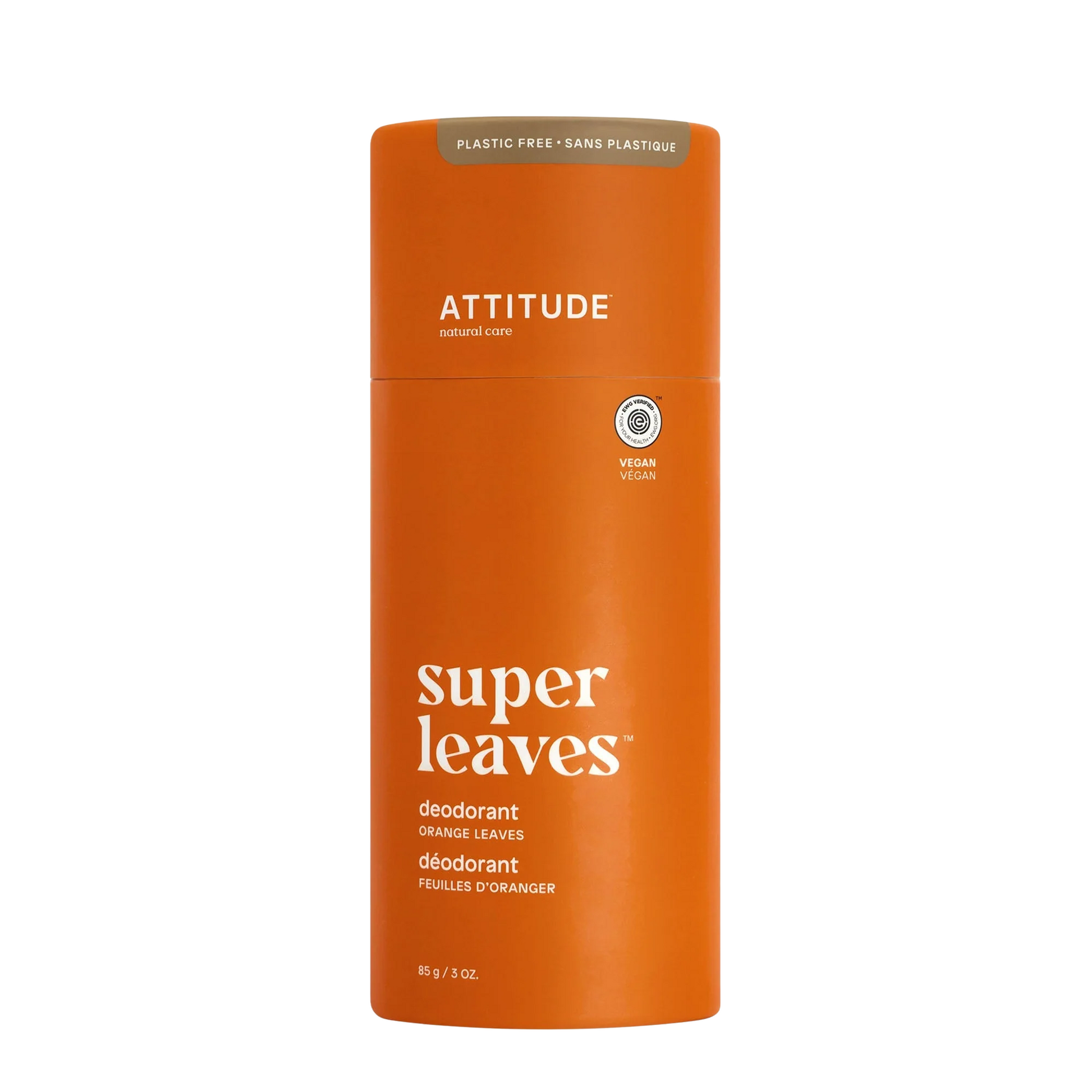 Primary Image of ATTITUDE Aluminum Free Orange Super Leaves Deodorant (3 oz) 
