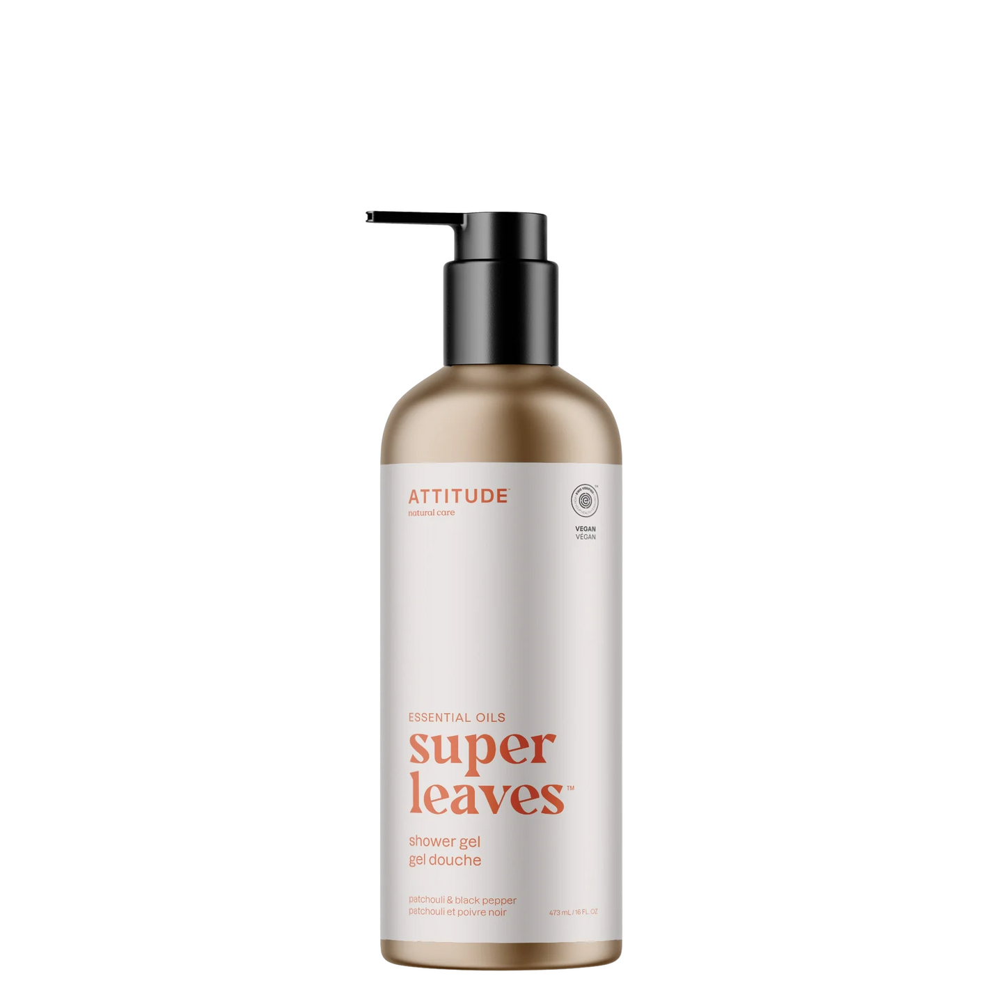 Primary Image of ATTITUDE Patchouli & Black Pepper Aluminum Bottle Shower Gel (16 oz)