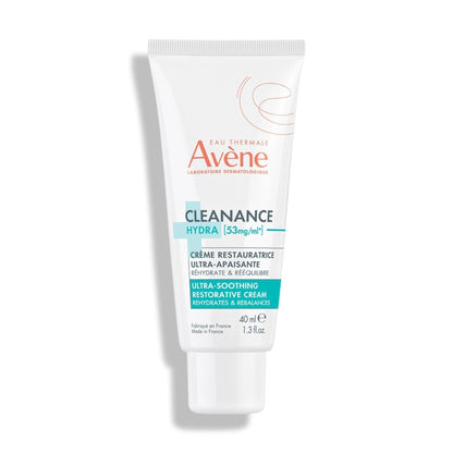 Primary Image of Cleanance Hydra Ultra-Soothing Restorative Cream, white tube with teal writing 