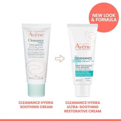 Alternate Image of Cleanance Hydra Ultra-Soothing Restorative Cream, old and new tube comparison 