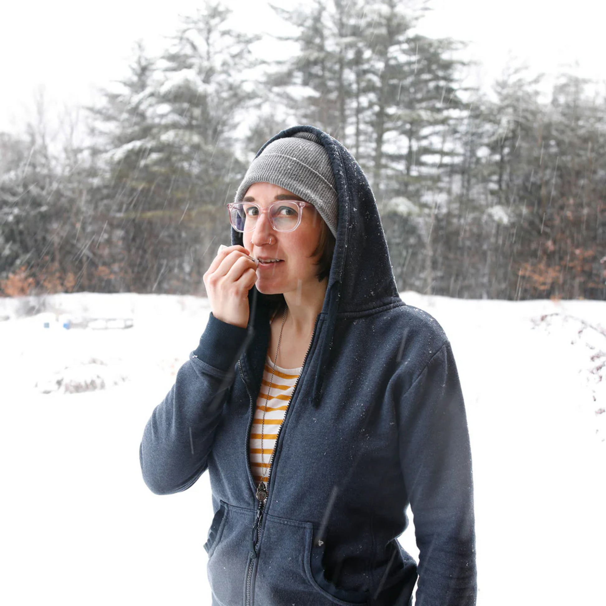 Lifestyle Image 2 of Badger Cinnamon Swirl Lip Balm