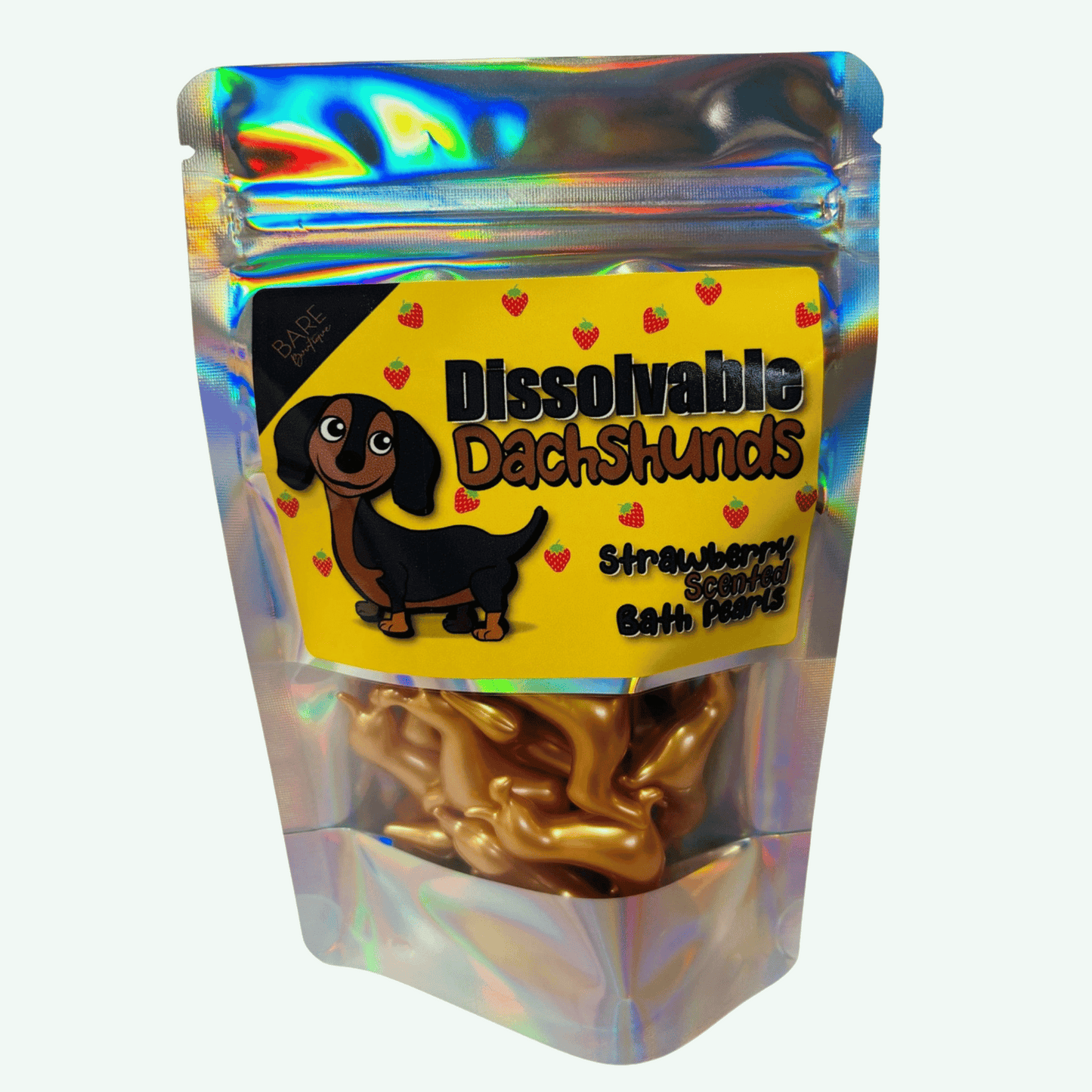 Primary Image of Dissolvable Dachshunds Strawberry Bath Pearls