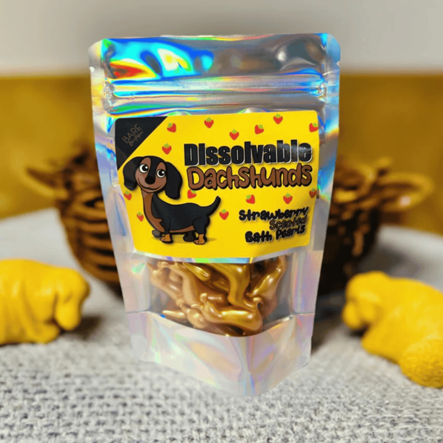 Alternate Image of Dissolvable Dachshunds Strawberry Bath Pearls