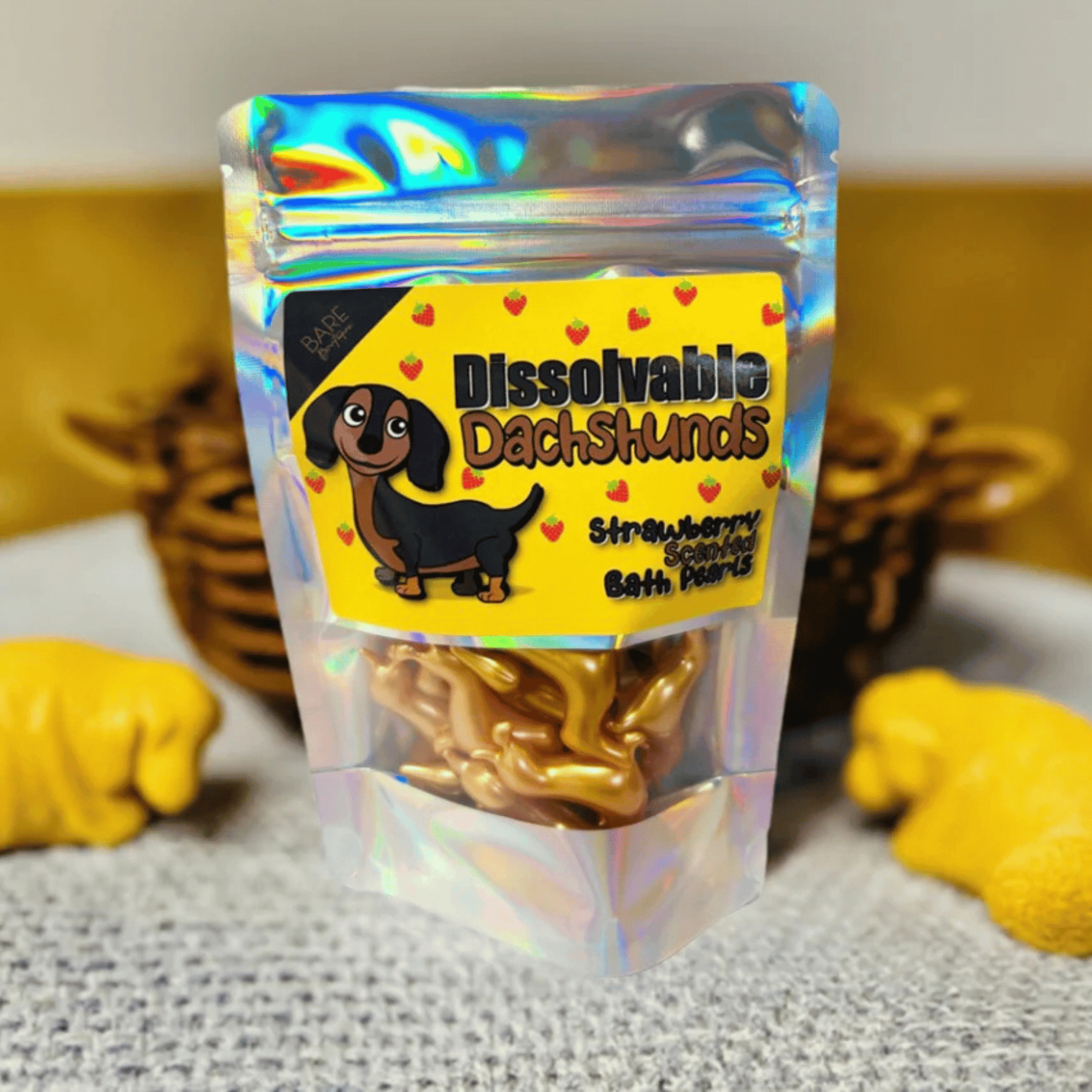 Alternate Image of Dissolvable Dachshunds Strawberry Bath Pearls