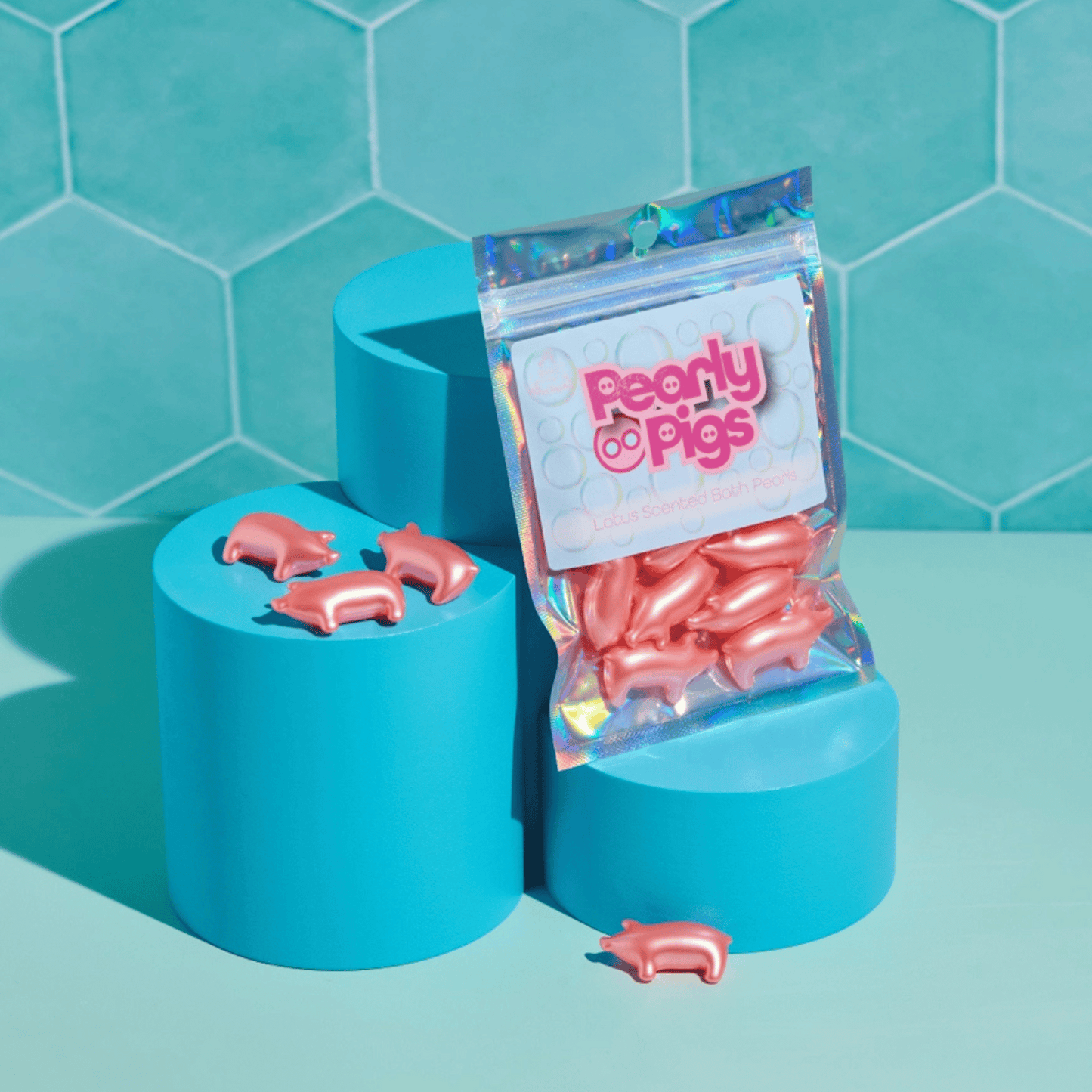 Alternate Image of Pearly Pigs Lotus Bath Pearls