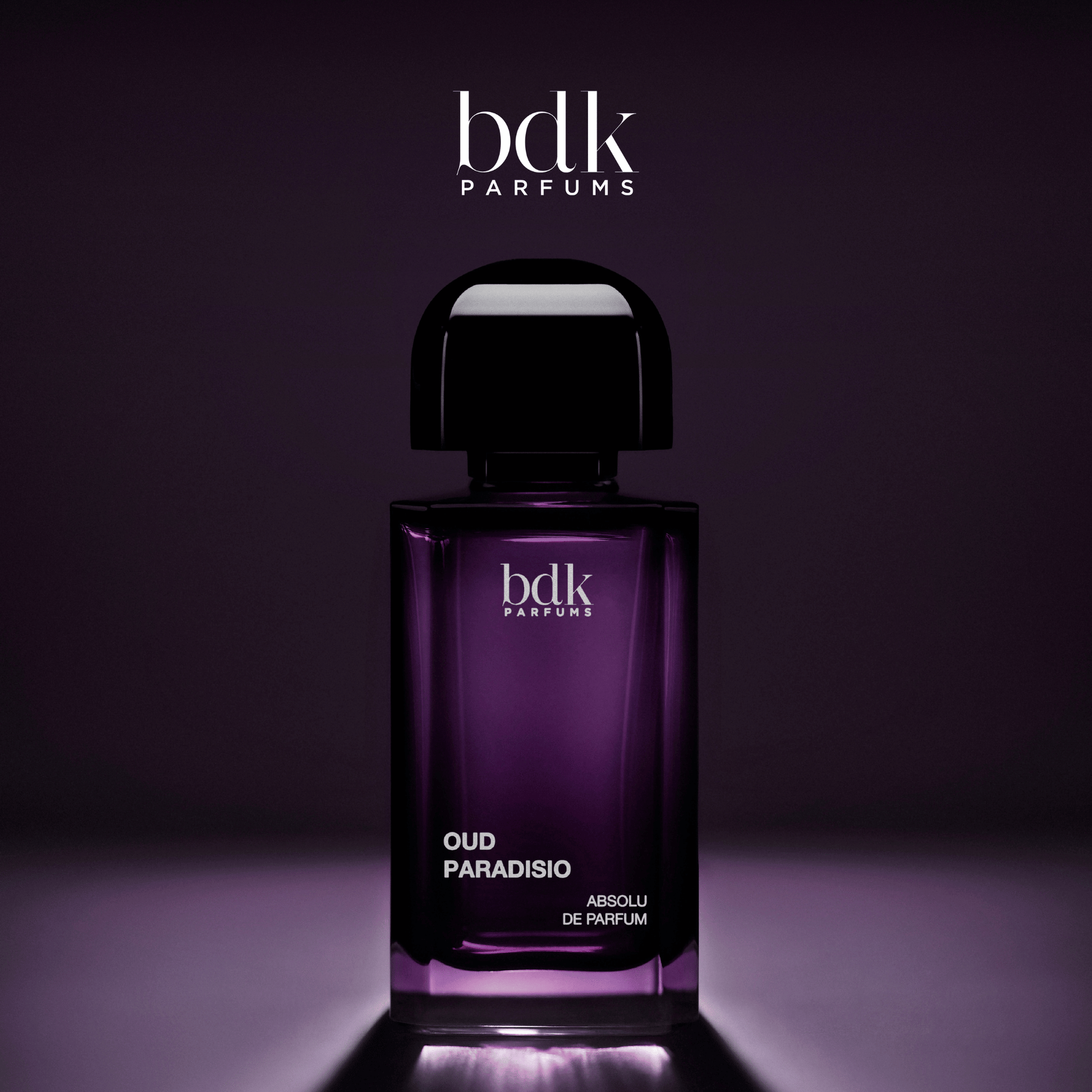 Alternate Image of Oud Paradiso ADP, purple square perfume bottle