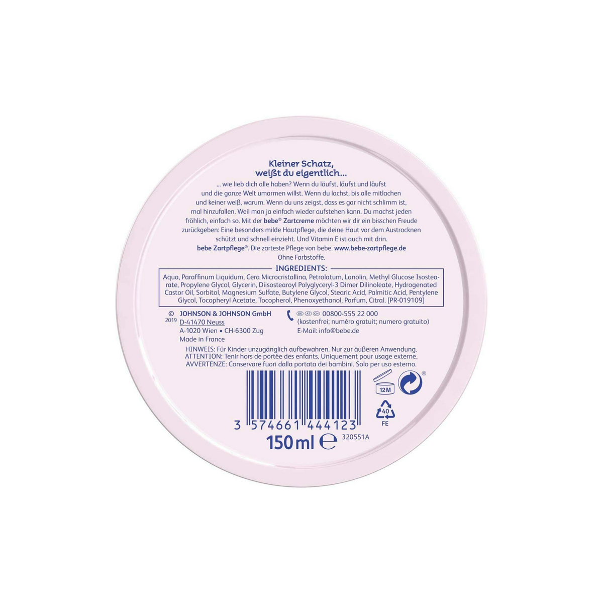 Bebe Gentle Cream (150 ml) – Smallflower Bebe Gentle Cream (150 ml) – Smallflower