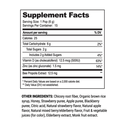 alternate image of beekeepers natural kids throat soothing pops