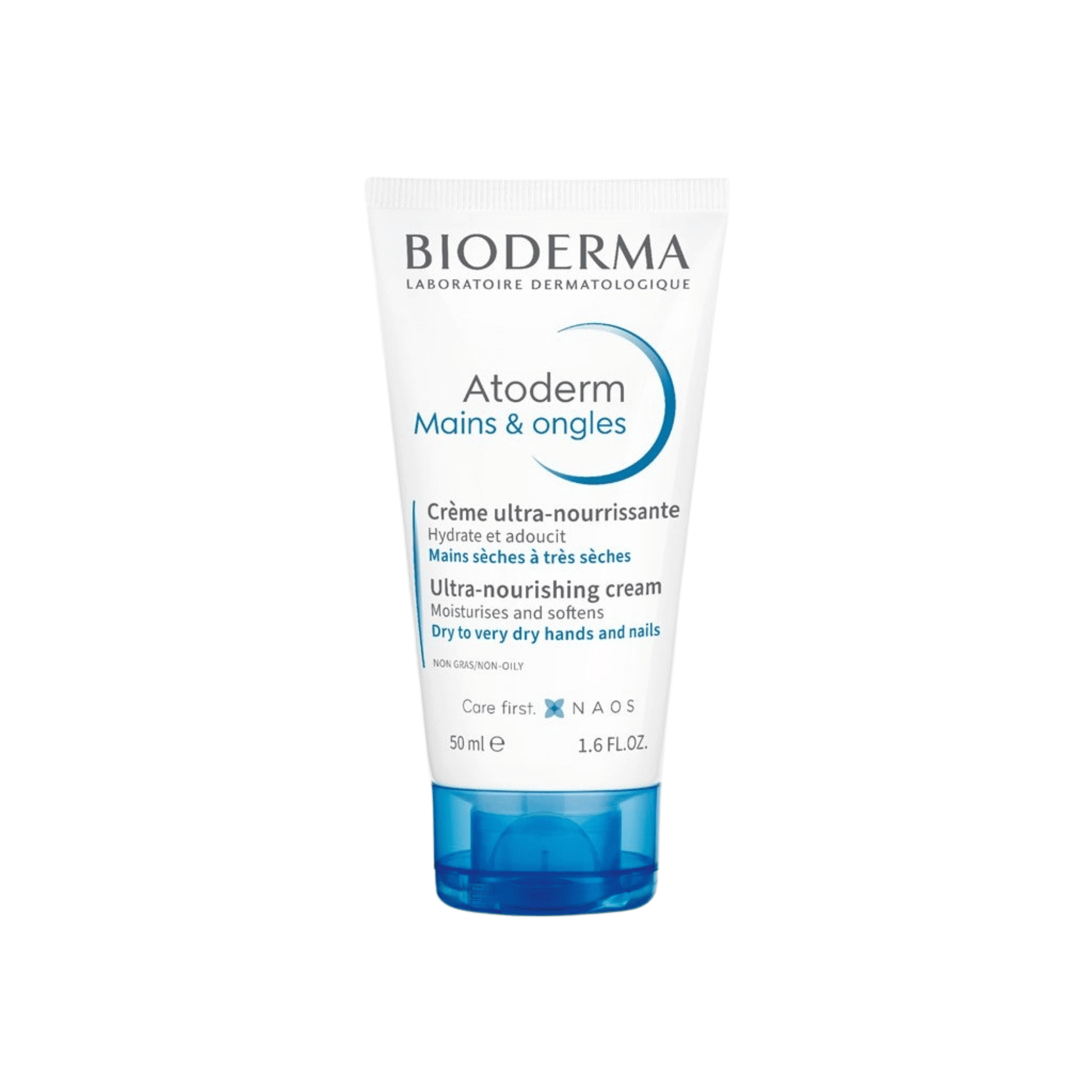 Primary Image of Atoderm Hand & Nail Cream, white and blue hand cream tube