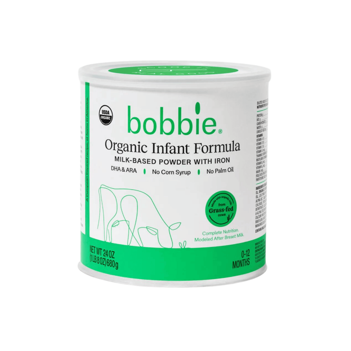Bobbie Organic Infant Formula (680 g) #10088122 – Smallflower