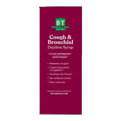Alternate Image of Daytime Cough & Bronchial Syrup, red box with details