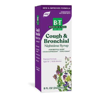 Primary Image of Nighttime Cough & Bronchial Syrup, purple and white box