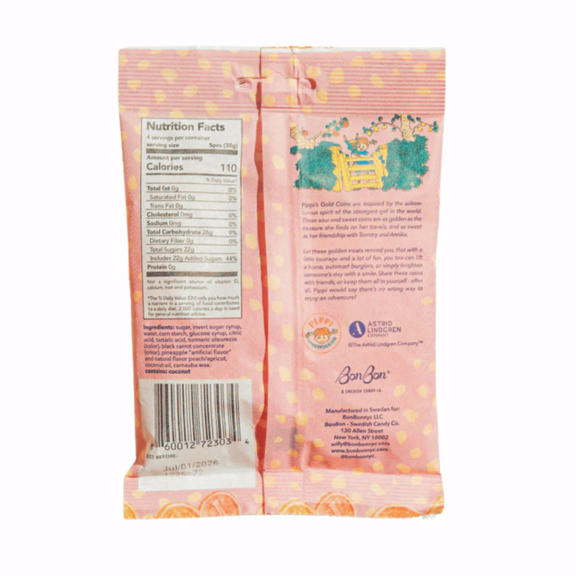 Alternate Image of Pippi Longstocking Gold Coin Gummies