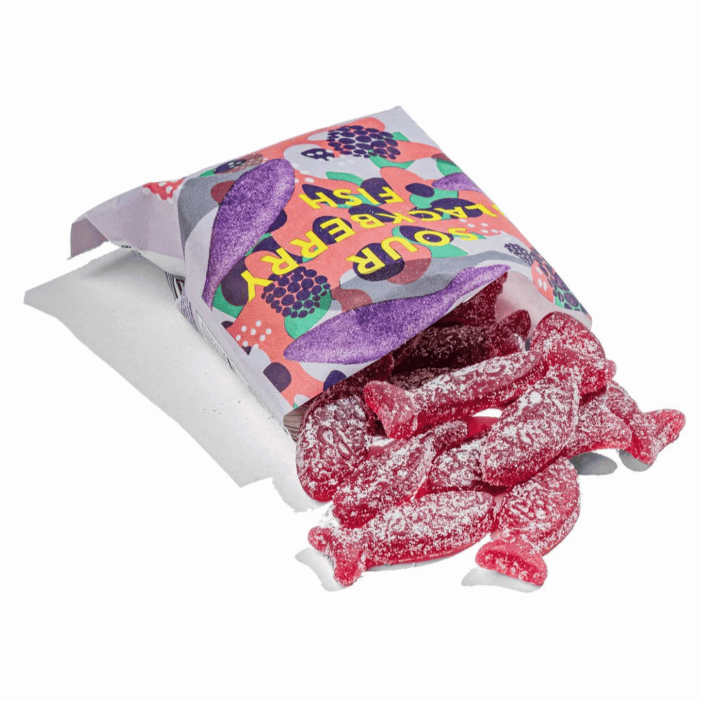 Alternate Image of Sour Blackberry Fish Gummies