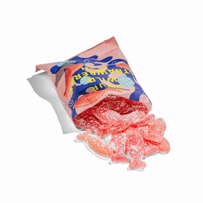Alternate Image of Sour Wild Strawberry Fish Gummies