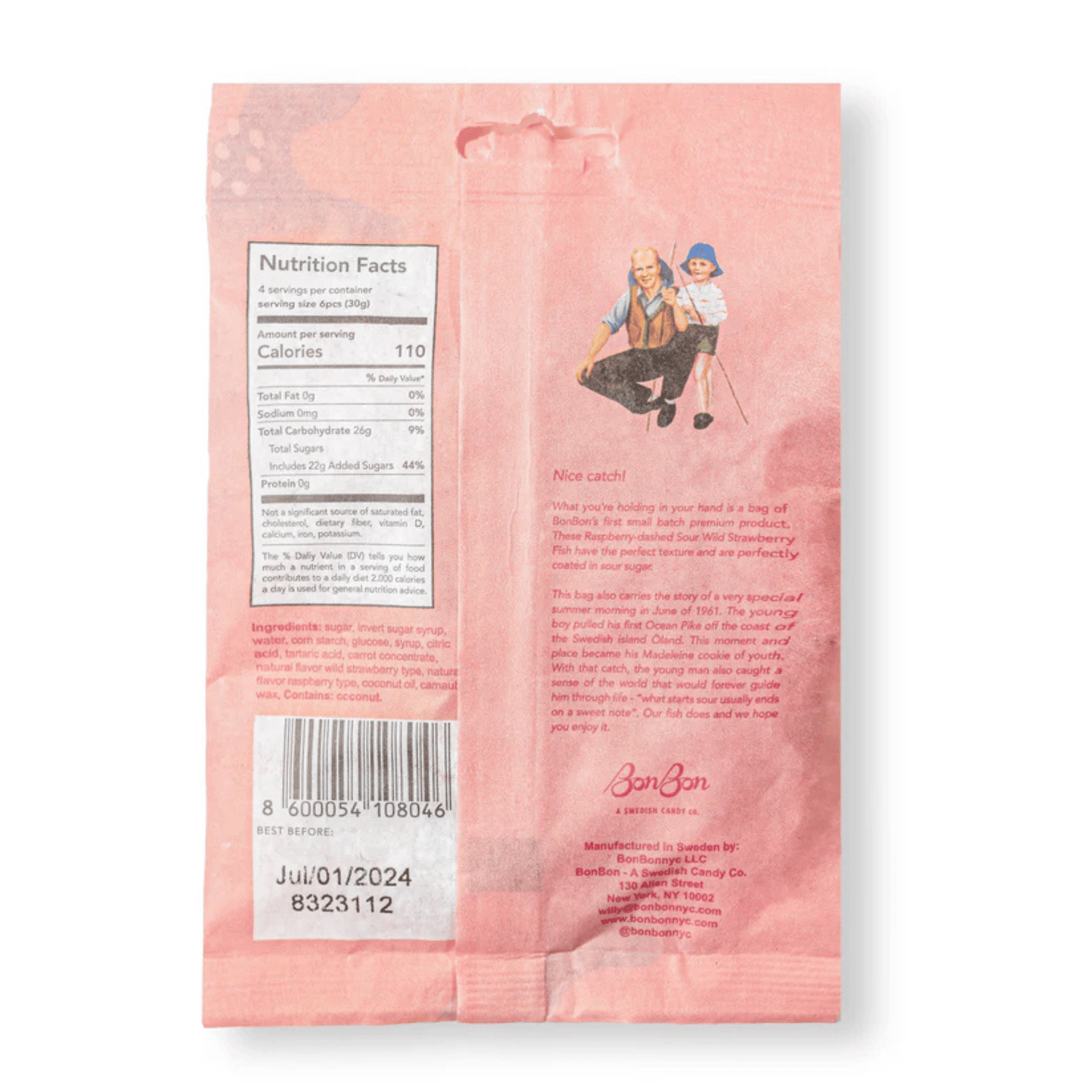 Alternate Image of Sour Wild Strawberry Fish Gummies