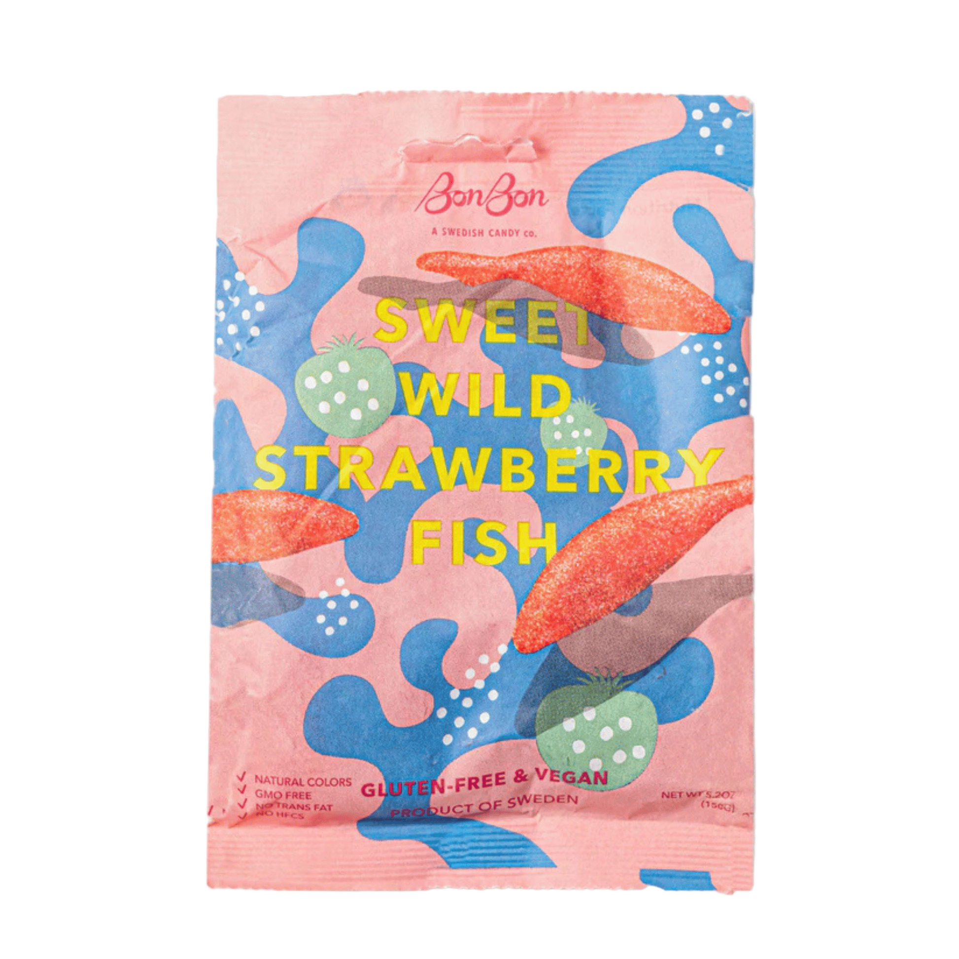 Primary Image of Sweet Wild Strawberry Fish Gummies