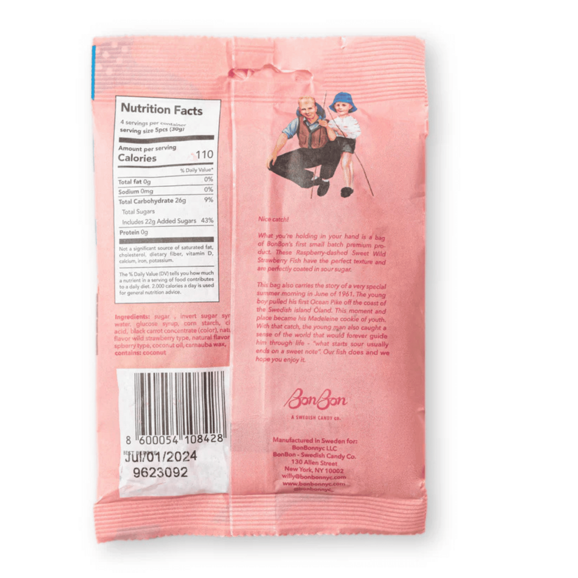 Alternate Image of Sweet Wild Strawberry Fish Gummies