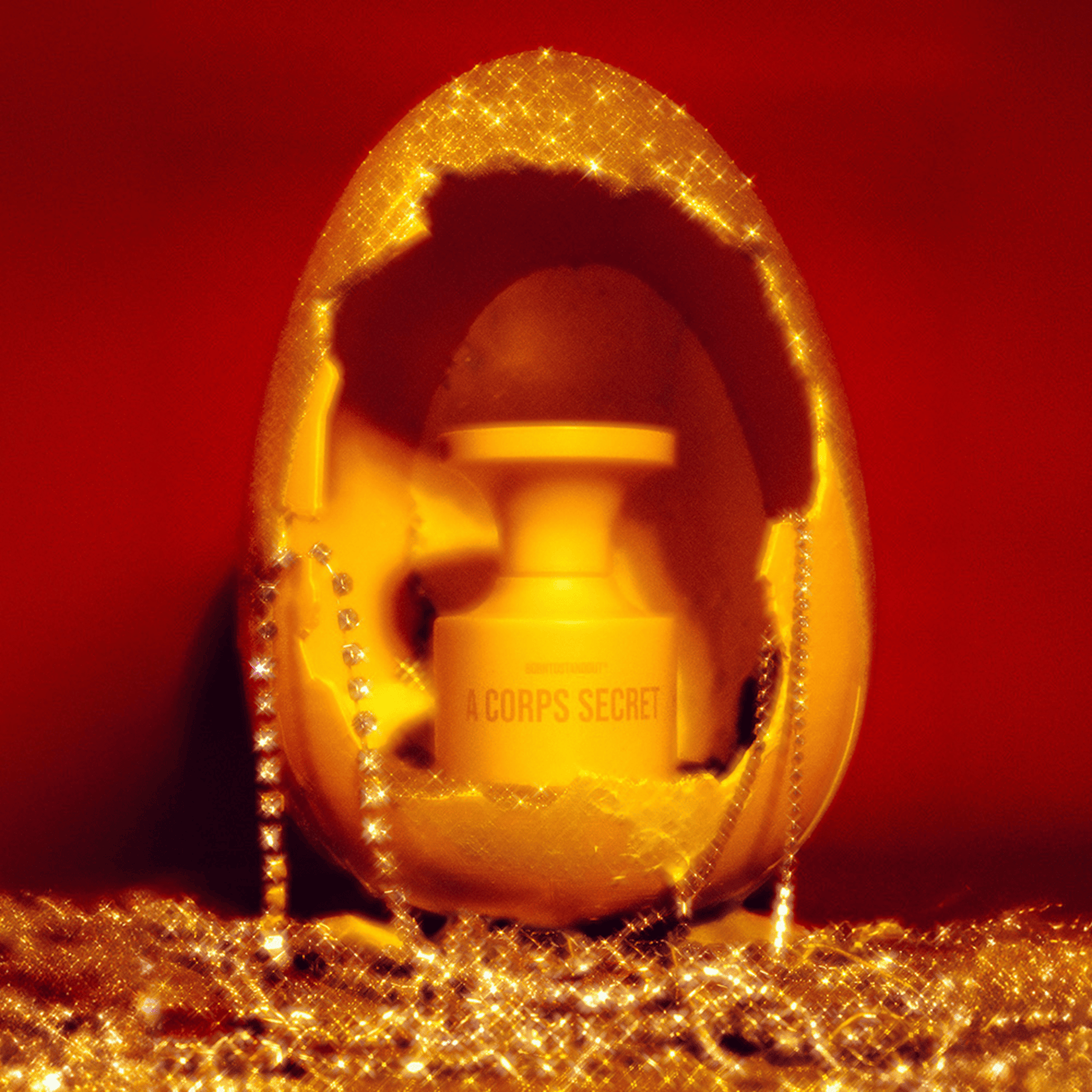 Alternate Image of A Corps Secret Extrait Extreme, yellow perfume bottle