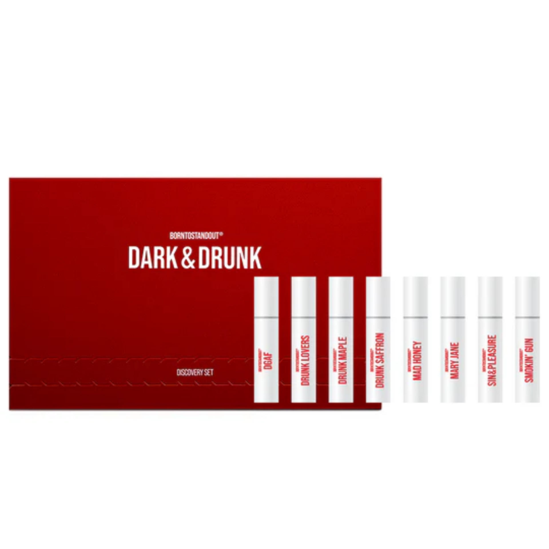 BORNTOSTANDOUT Dark & Drunk Discovery Set (8 x 2 ml) #10088776