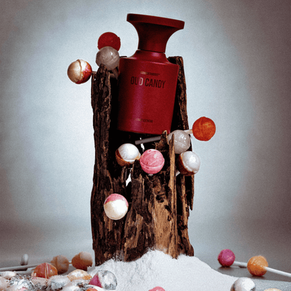 Alternate Image of Oud Candy Extrait Extreme, dark red perfume bottle