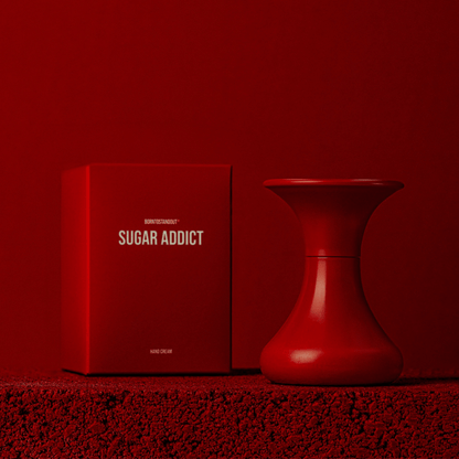 Alternate Image of Sugar Addict Hand Cream, red hand cream bottle and box