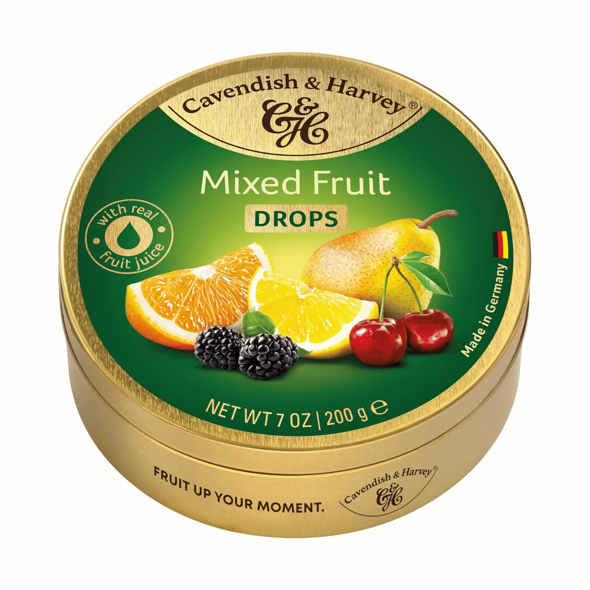Primary Image of Mixed Fruit Drops Tin