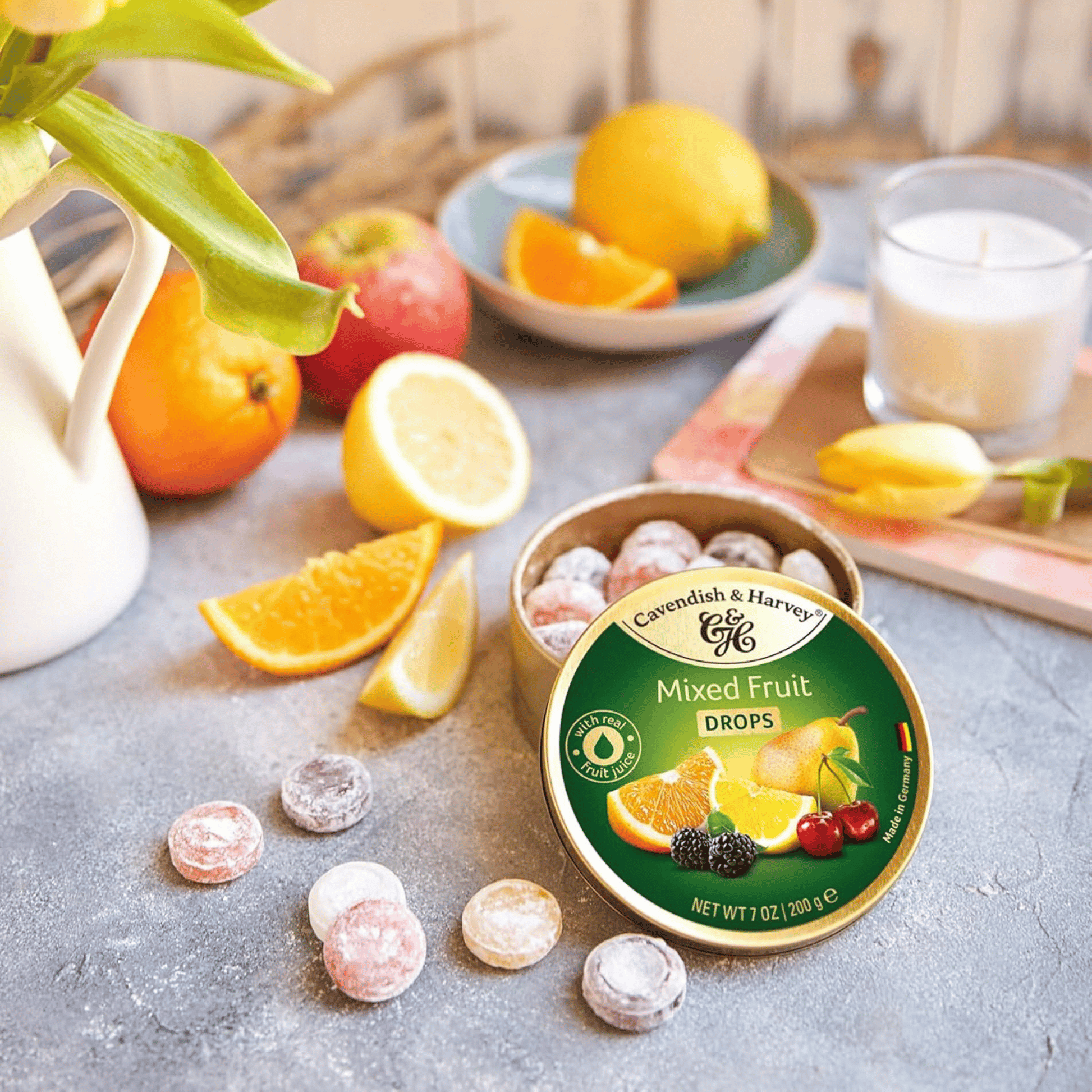 Alternate Image of Mixed Fruit Drops Tin