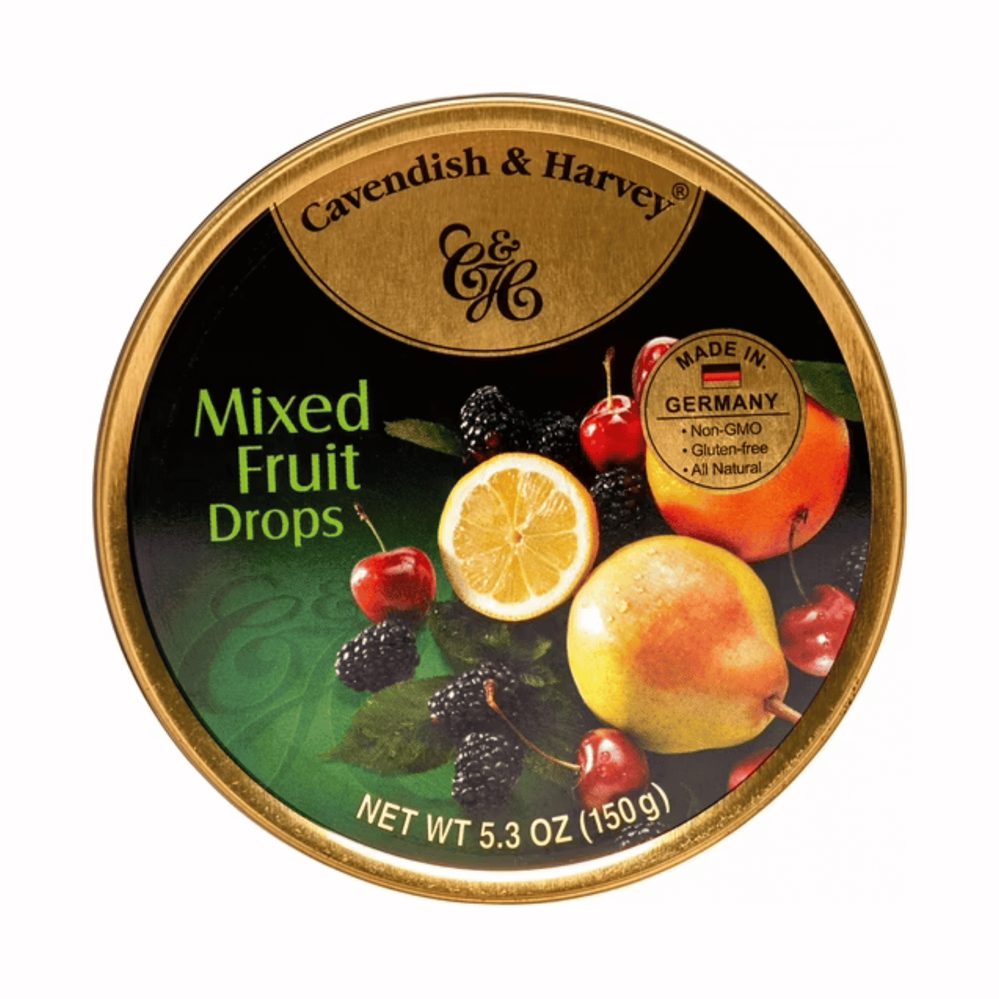 Primary Image of Mixed Fruit Drops Tin