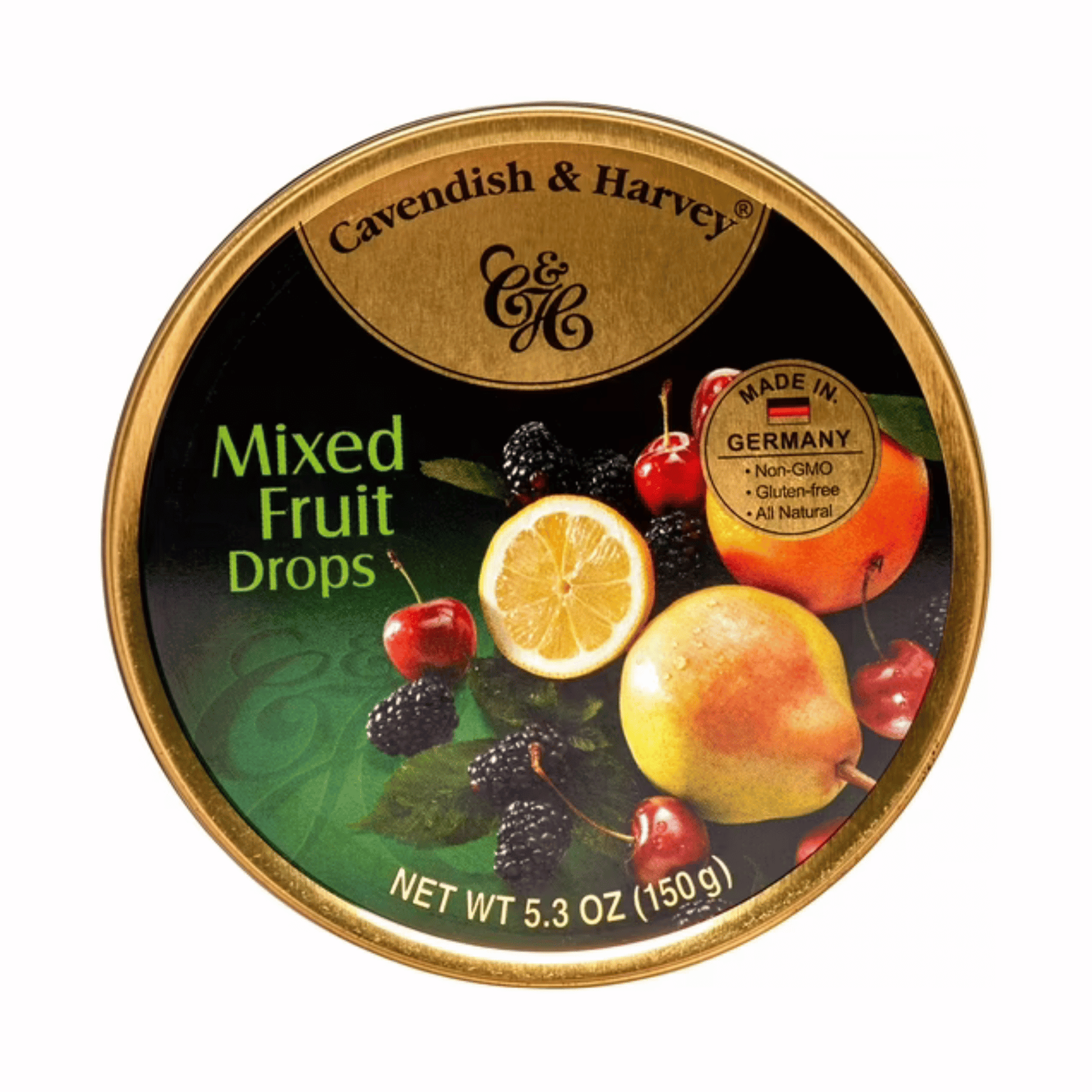 Primary Image of Mixed Fruit Drops Tin