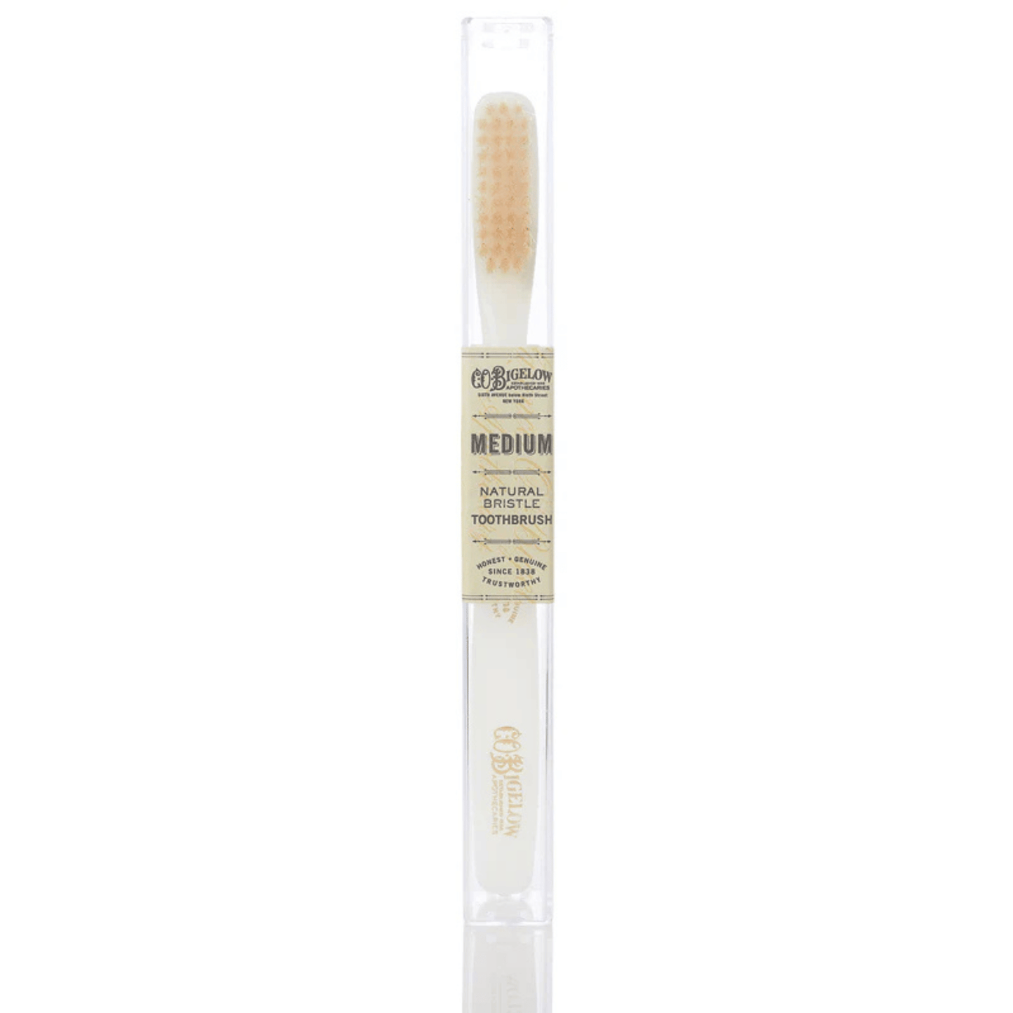 Primary Image of Natural  Bristle Toothbrush - Medium Ivory, ivory handle toothbrush