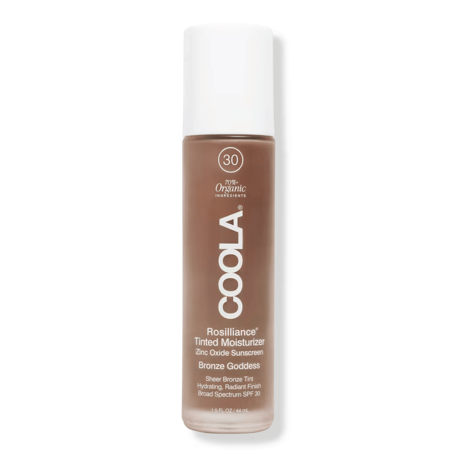 Primary Image of Rosilliance Mineral Tinted Moisturizer SPF 30 Bronze Goddess, makeup bottle with white cap