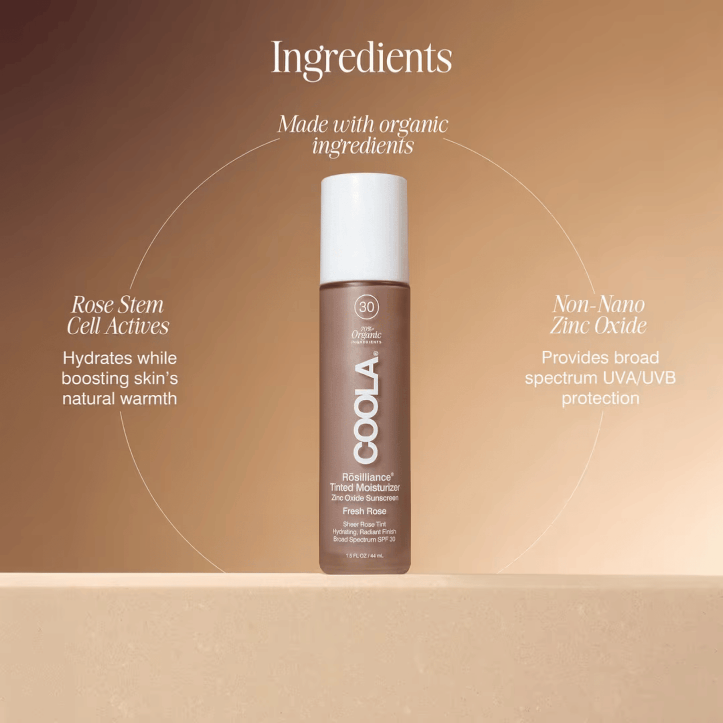 Alternate  Image of Rosilliance Mineral Tinted Moisturizer SPF 30 Fresh Rose, makeup bottle with white cap
