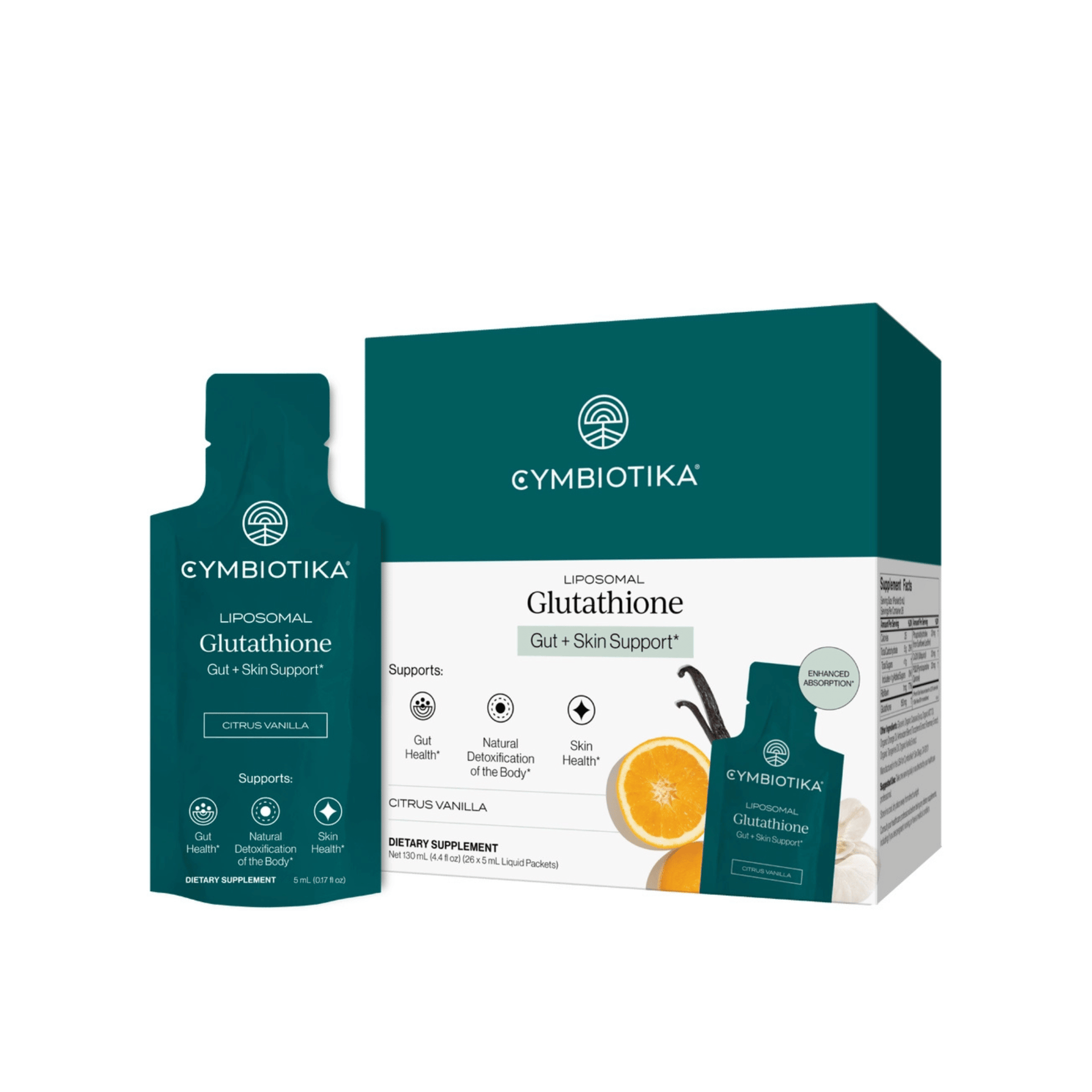 Cymbiotika Liposomal Glutathione Pack (26 count) #10090418  Smallflower