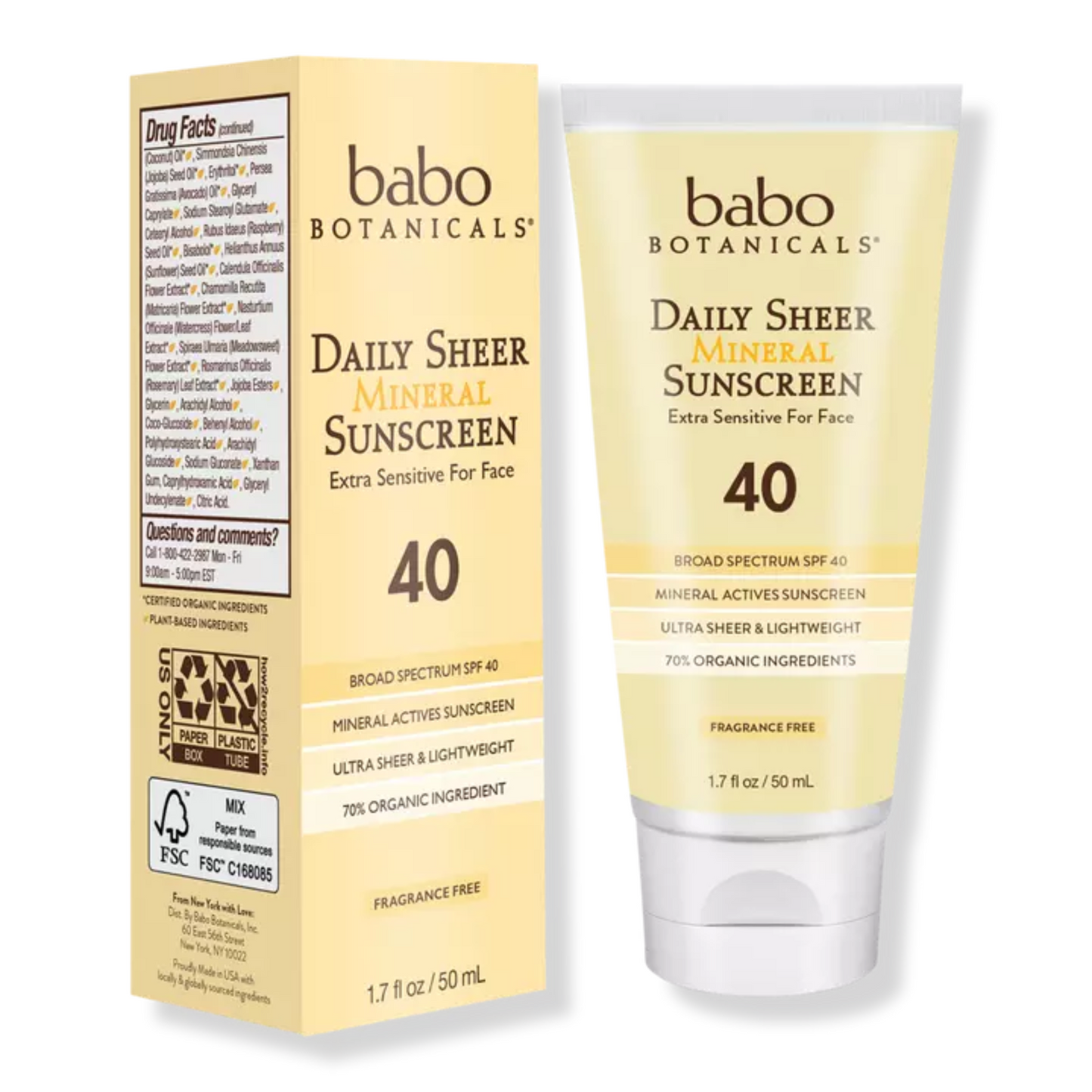 Primary Image of Daily Sheer Mineral Sunscreen SPF 40
