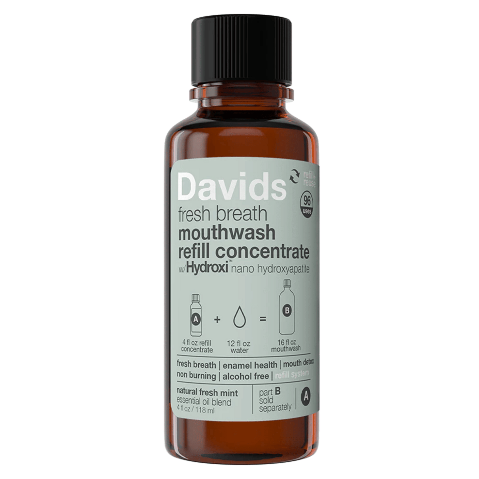 Primary Image of Natural Fresh Mint Hydroxi™ Fresh Breath Mouthwash Refill Concentrate