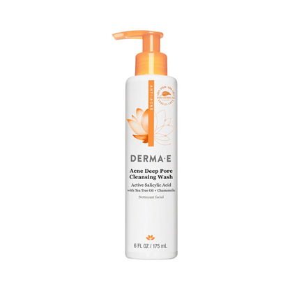 Primary Image of Acne Deep Pore Cleansing Wash, pump top cleanser bottle